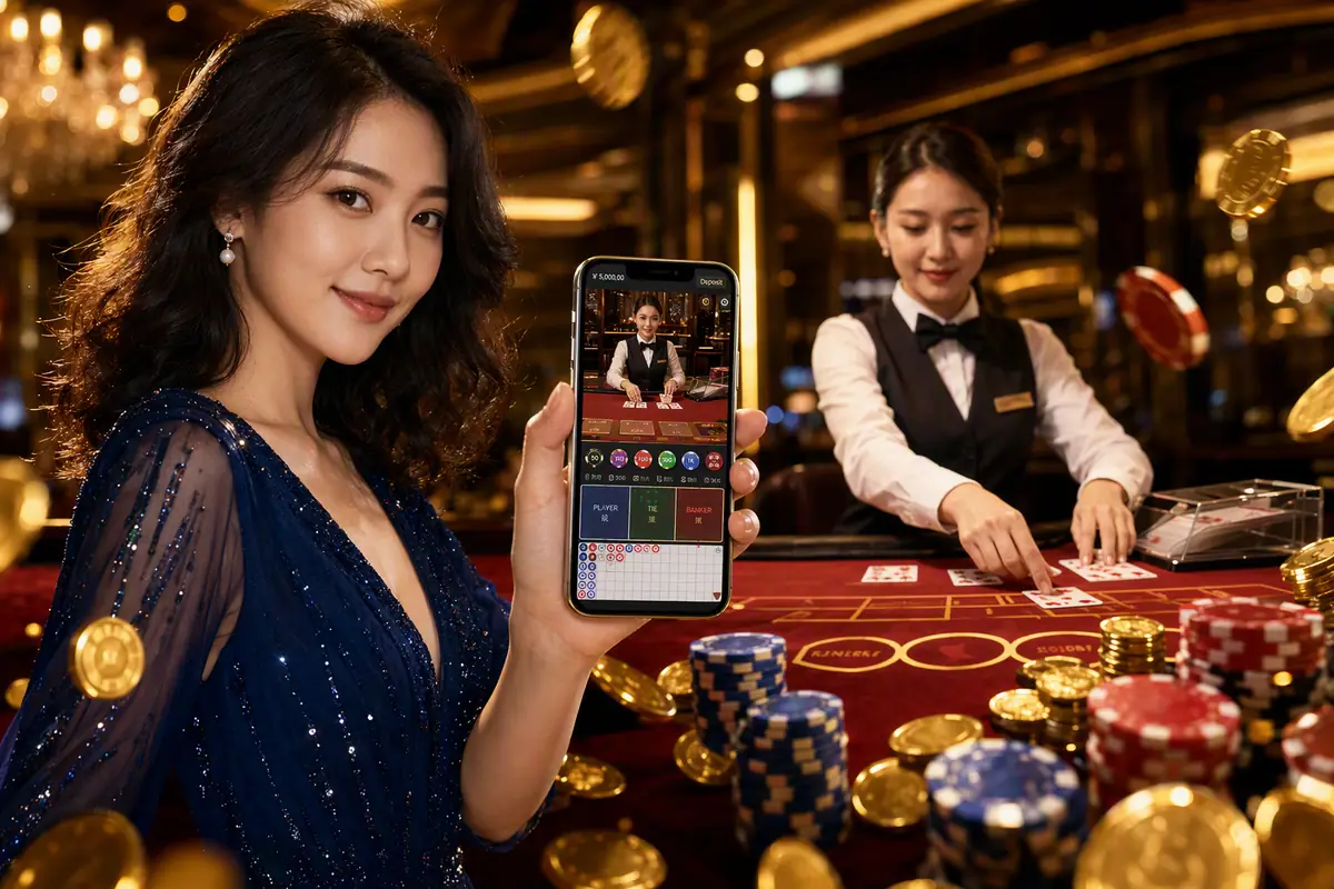 mekdi88 Casino suasana meja live baccarat